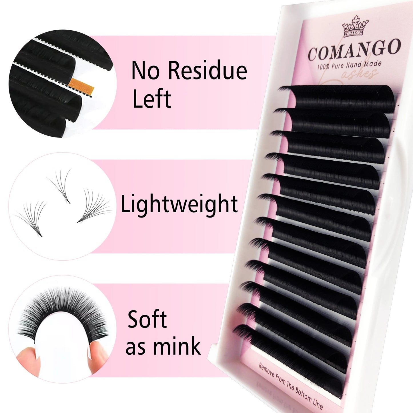 0.05 Cashmere Easy Fanning Eyelash Extensions 8-25mm