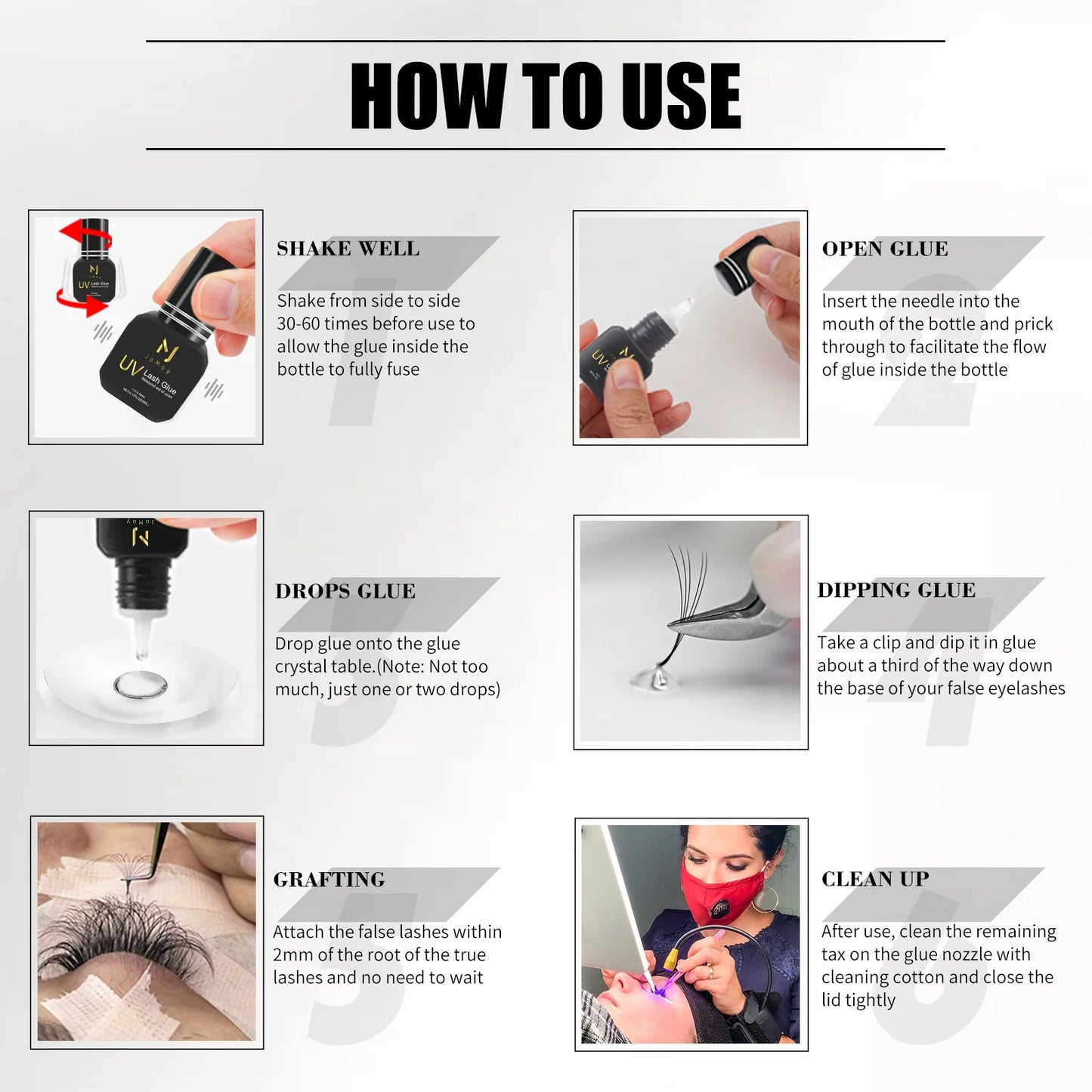 5mL LED/UV Lash Extension Adhesive