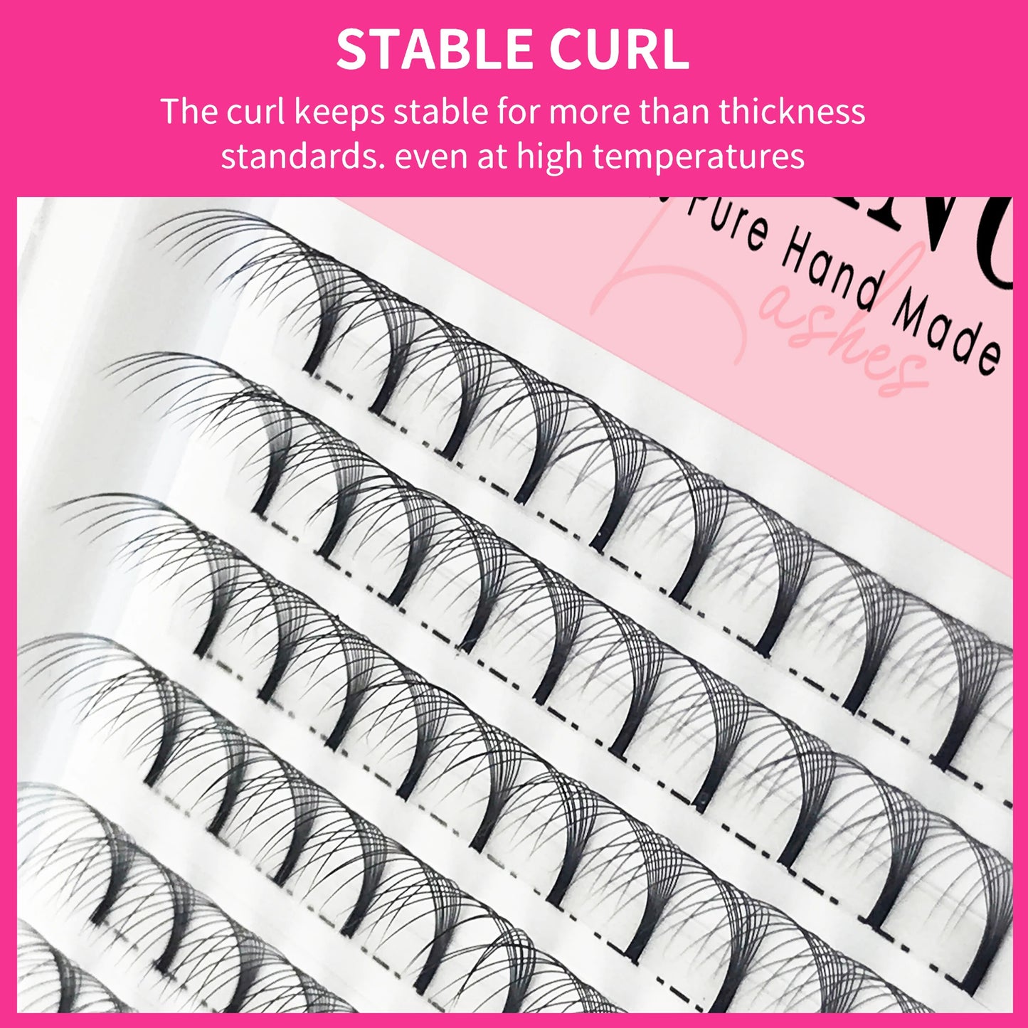 10d Premade Short Stem Fans